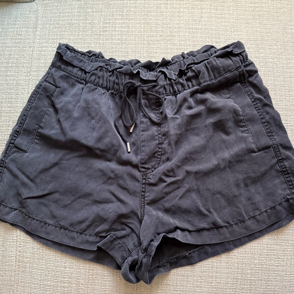 Loft Women's Black Drawstring Shorts